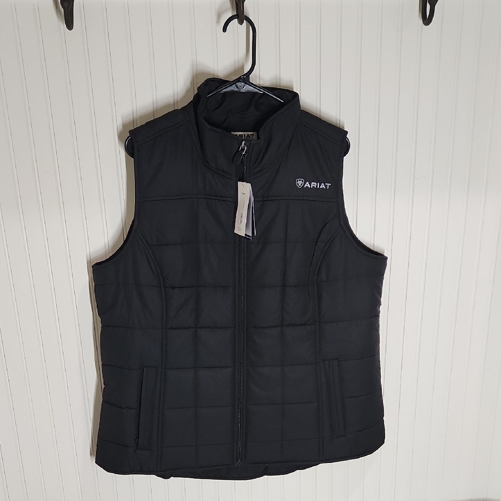 Ariat Women's Black Quilted Vest